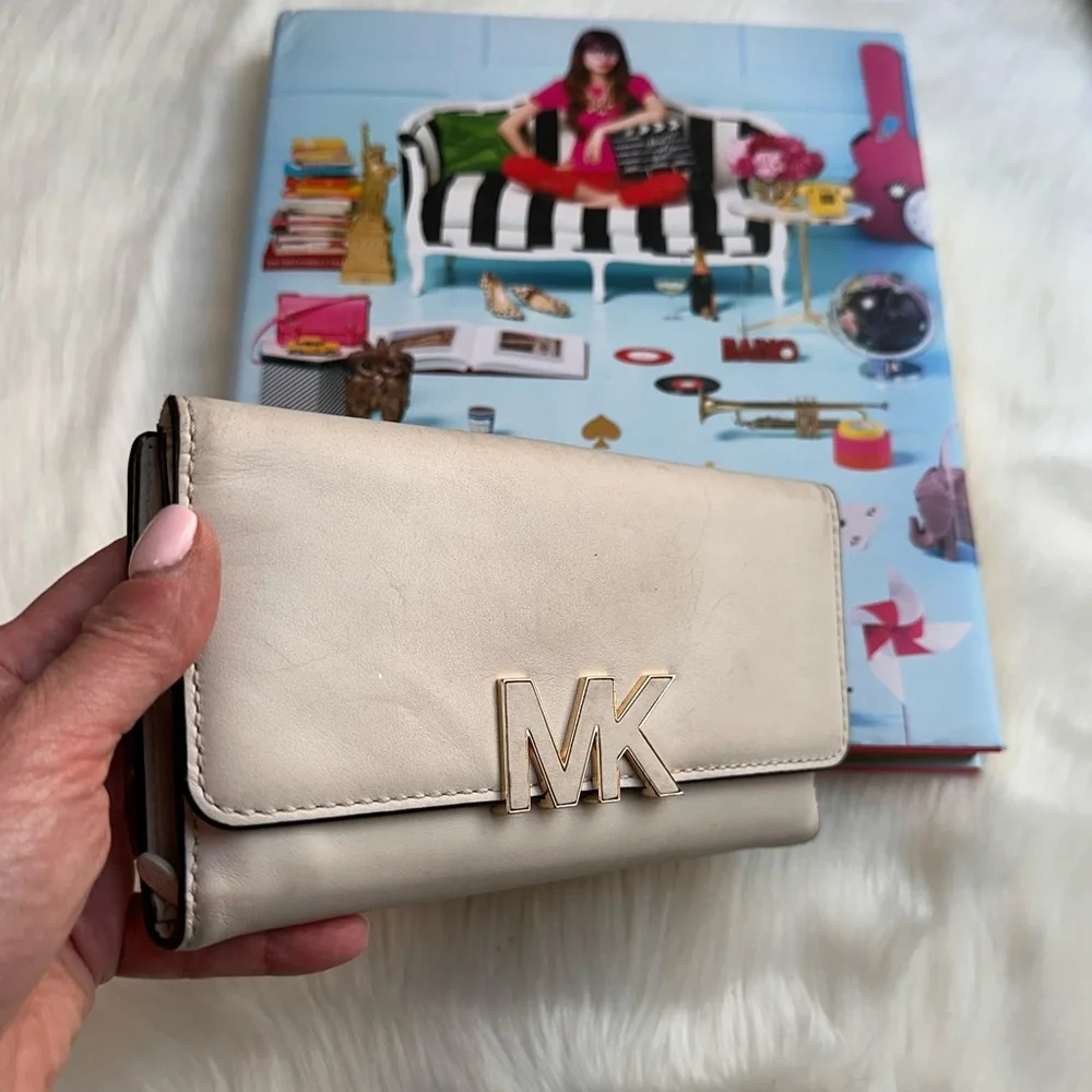 Michael Kors Gold Buckle Wallet